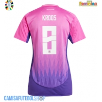 Camisa de time de futebol Alemanha Toni Kroos #8 Replicas 2º Equipamento Feminina Europeu 2024 Manga Curta